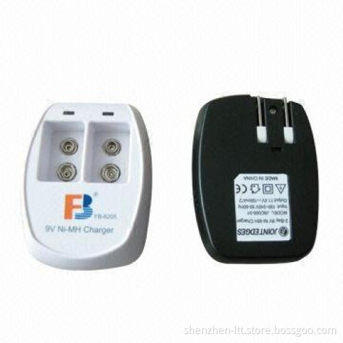 Charger for 2pcs 9V Batteries